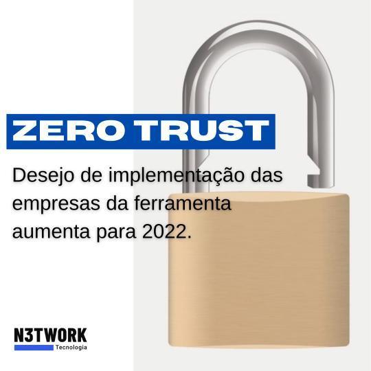 A maioria das empresas quer adotar zero trust em 2022