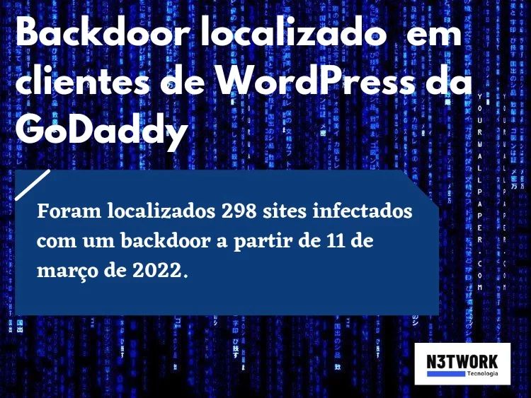 Backdoor localizado em clientes WordPress da GoDaddy 